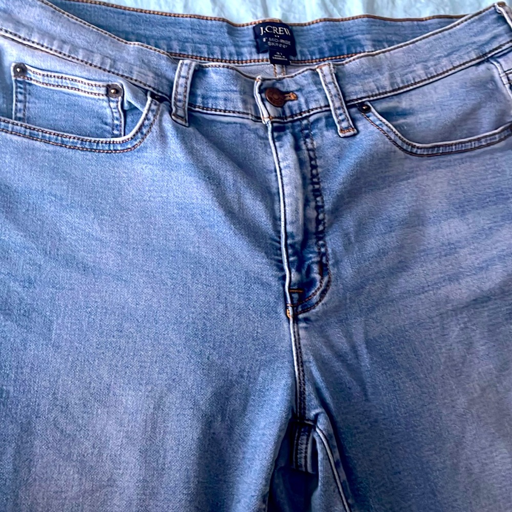 JCrew mid-rise skinny jeans